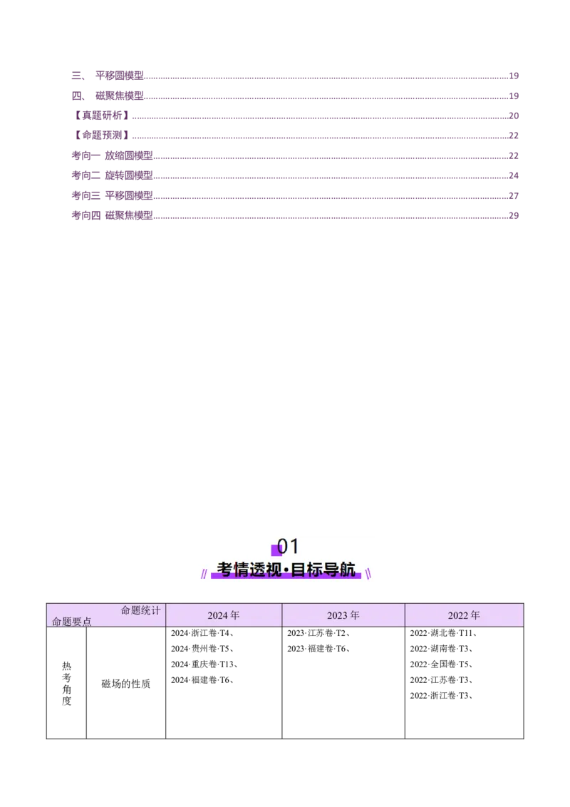 专题10磁场带电粒子在磁场中的运动（讲义）（解析版）_03高考英语_2025年新高考资料_二轮复习_01高考语文等多个文件_上好课2025年高考物理二轮复习讲练测（新高考通用）