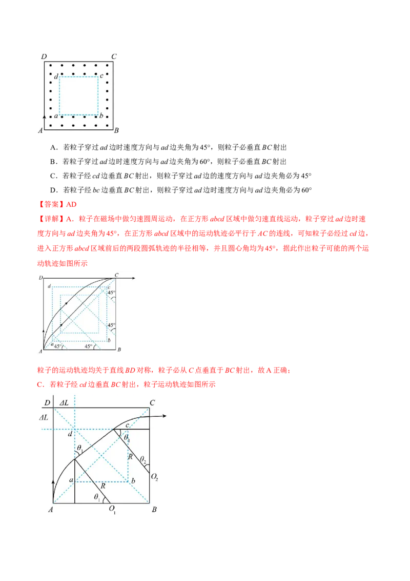 专题10磁场带电粒子在磁场中的运动（讲义）（解析版）_03高考英语_2025年新高考资料_二轮复习_01高考语文等多个文件_上好课2025年高考物理二轮复习讲练测（新高考通用）