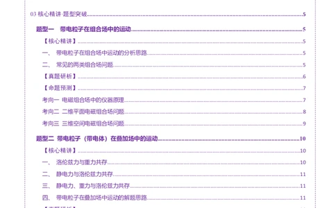 专题11带电粒子在复合场中的运动（讲义）（原卷版）_03高考英语_2025年新高考资料_二轮复习_01高考语文等多个文件_上好课2025年高考物理二轮复习讲练测（新高考通用）