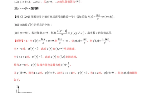 专题11函数中的同构问题（学生版）-2025年高考数学压轴大题必杀技系列&middot;导数_02高考数学_2025年新高考资料_二轮复习_冲刺高考2025年高考数学二轮复习之压轴大题必杀技系列