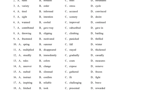 专题10完形填空夹叙夹议文（全国卷20空）-2021年高考真题和模拟题英语分项汇编（原卷版）_03高考英语_新高考复习资料_2022年新高考资料_2022年新高考英语一轮复习