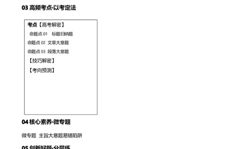专题10主旨大意题（讲义）(解析版)-高频考点解密2024年高考英语二轮复习高频考点追踪与预测（新高考专用）_03高考英语_新高考复习资料_2024年新高考资料_二轮复习资料_讲义