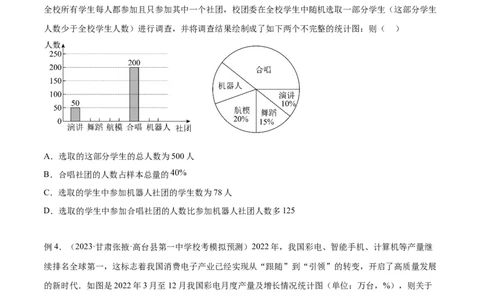 专题10.1统计（原卷版）_02高考数学_新高考复习资料_2024年新高考资料_一轮复习资料_完备战2024年新高考数学一轮复习题型突破精练（新高考）_专题10.1+统计