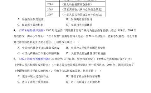 专题09中国现代史：选择性必修（贯通部分）（原卷版）_07高考历史_新高考复习资料_2024年新高考复习资料_专项复习资料_备战2024年高考历史考试易错题（新高考专用）