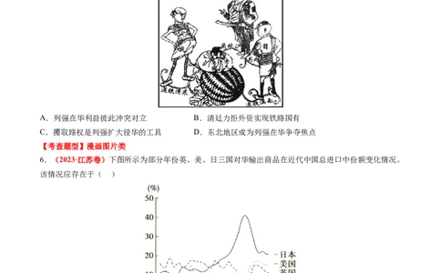 专题09选择题（原卷版）_07高考历史_2024年新高考资料_52024三轮冲刺_查漏补缺2024年高考历史复习冲刺过关（新高考专用）