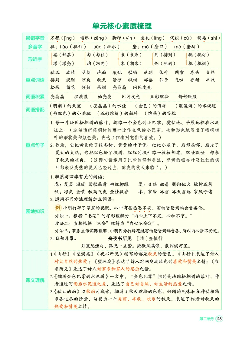 25秋典中点三年级语文上（R版）_25秋《典中点》系列_25秋1-6年级语文上册《典中点》（抢先版）