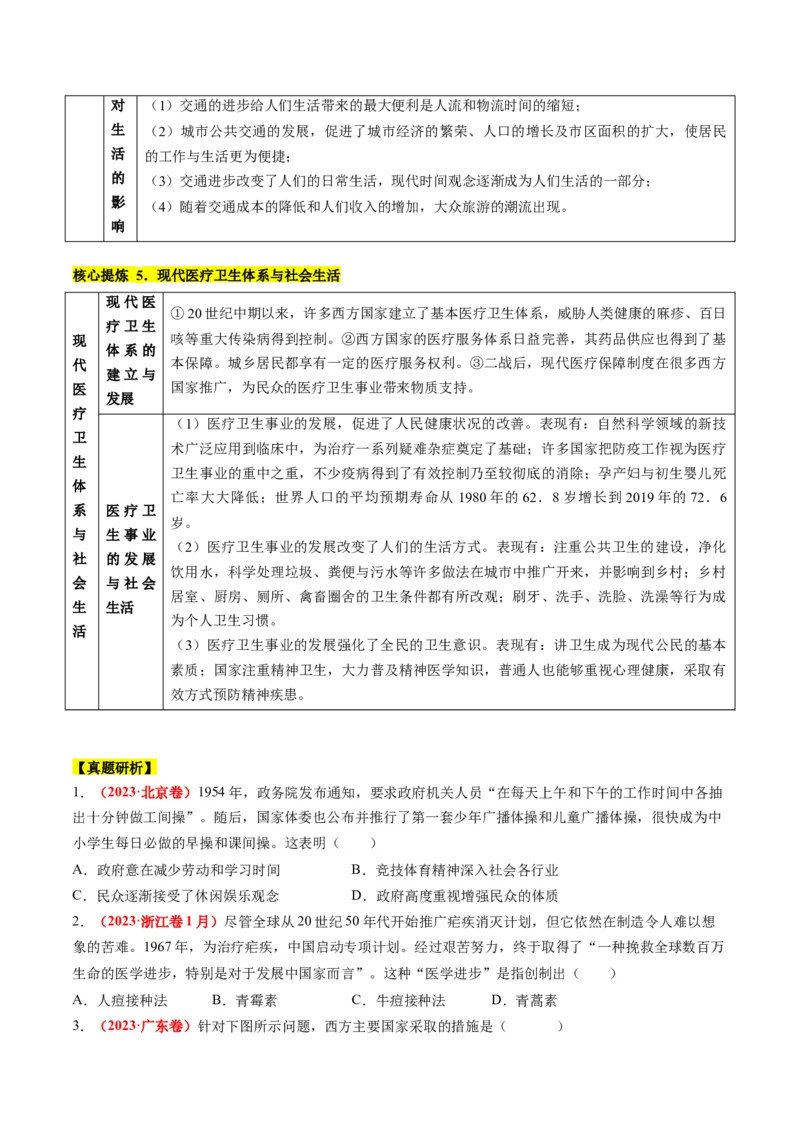 专题1220世纪以来现代化模式的探索（讲义）（原卷版）_07高考历史_2024年新高考资料_2.2024二轮复习_2024年高考历史二轮复习讲练测（新教材新高考）