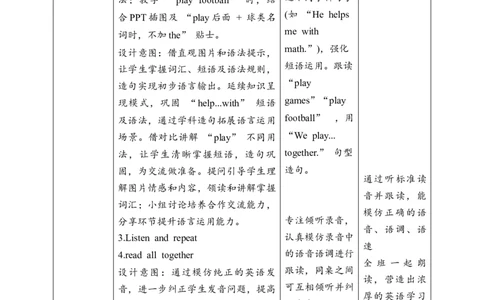 教案_4上-新英语人教PEP版（2025持续更新）_02课件+核心素养教案（更新至U5）_Unit2Myfriends_Unit2MyfriendsBLet&rsquo;slearn课件+教案+素材(共29张PPT)_unit2BLet&rsquo;slearn(课件+教案+素材）