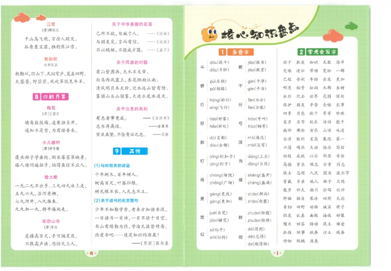 25秋语文二上典中点核心知识盘点R_25秋《典中点》系列_25秋1-6年级语文上册《典中点》（抢先版）_典中点语文完整版25年上册23_25秋二年级上册语文《典中点》完整版