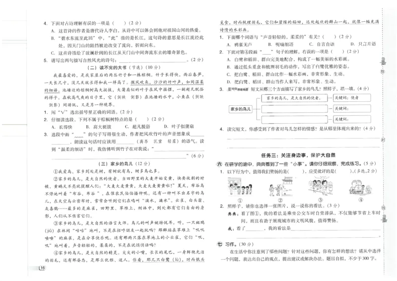 25秋语文三上典中点赠品卷子R_25秋《典中点》系列_25秋1-6年级语文上册《典中点》（抢先版）_典中点语文完整版25年上册23_25秋三年级上册语文《典中点》完整版