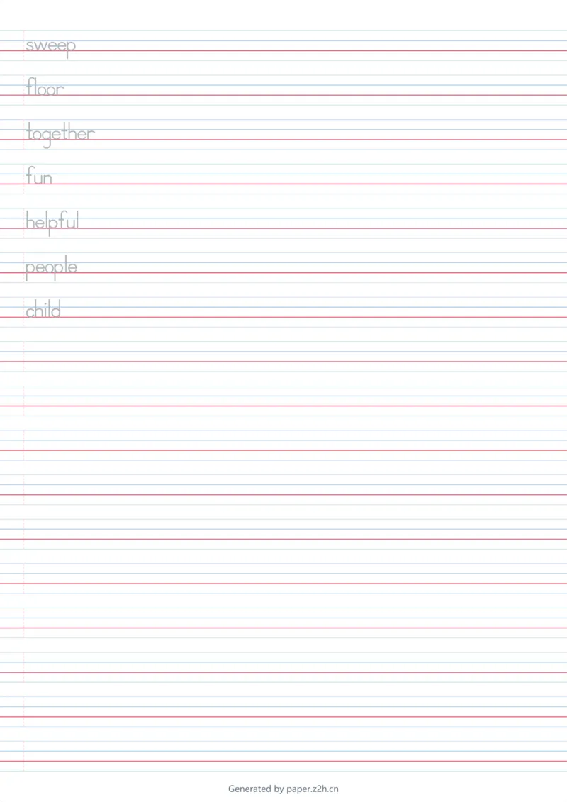 4上木棍体字帖_4上-新英语人教PEP版（2025持续更新）_08单词表+字帖等_合并版_字帖