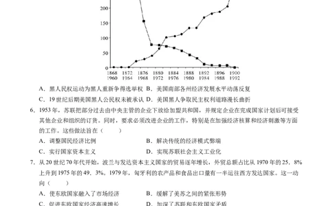专题11第二次世界大战后：世界多元文明的竞争与发展（原卷版）_07高考历史_2025年新高考资料_一轮复习_2025年高考历史一轮复习讲练测（新教材新高考）（完结）_专题训练