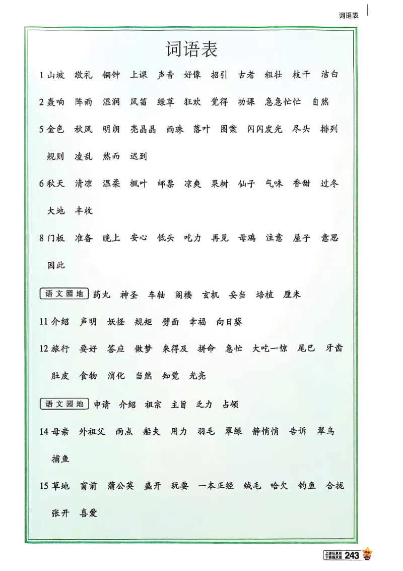 三年级语文人教版上册25秋《教材帮》_25秋《教材帮练习帮》系列_25秋1-5年级语文上册《教材帮》（完整版）_三年级语文人教版上册25秋《教材帮》