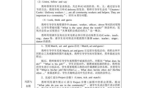 Unit4Lesson2_4上-新英语人教PEP版（2025持续更新）_04教案+教学计划_教案（表格）