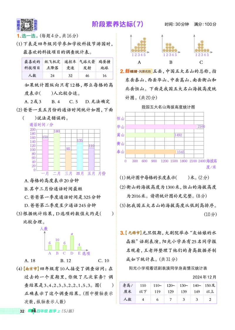 25秋典中点四年级数学上（SJ版）_25秋《典中点》系列_1-6年级数学上册各版本《典中点》（抢先版）_25秋1-6年级数学上册苏教版《典中点》（抢先版）