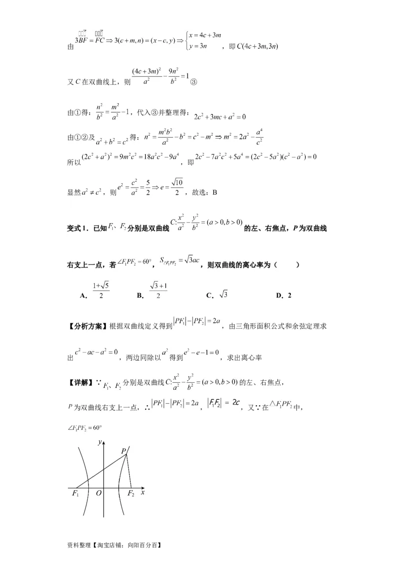 专题11圆锥曲线（4大易错点分析+解题模板+举一反三+易错题通关）-备战2024年高考数学考试易错题（新高考专用）（解析版）_02高考数学_新高考复习资料_2024年新高考资料_专项复习资料