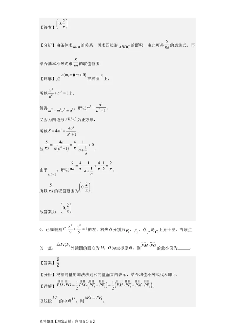 专题11圆锥曲线（4大易错点分析+解题模板+举一反三+易错题通关）-备战2024年高考数学考试易错题（新高考专用）（解析版）_02高考数学_新高考复习资料_2024年新高考资料_专项复习资料