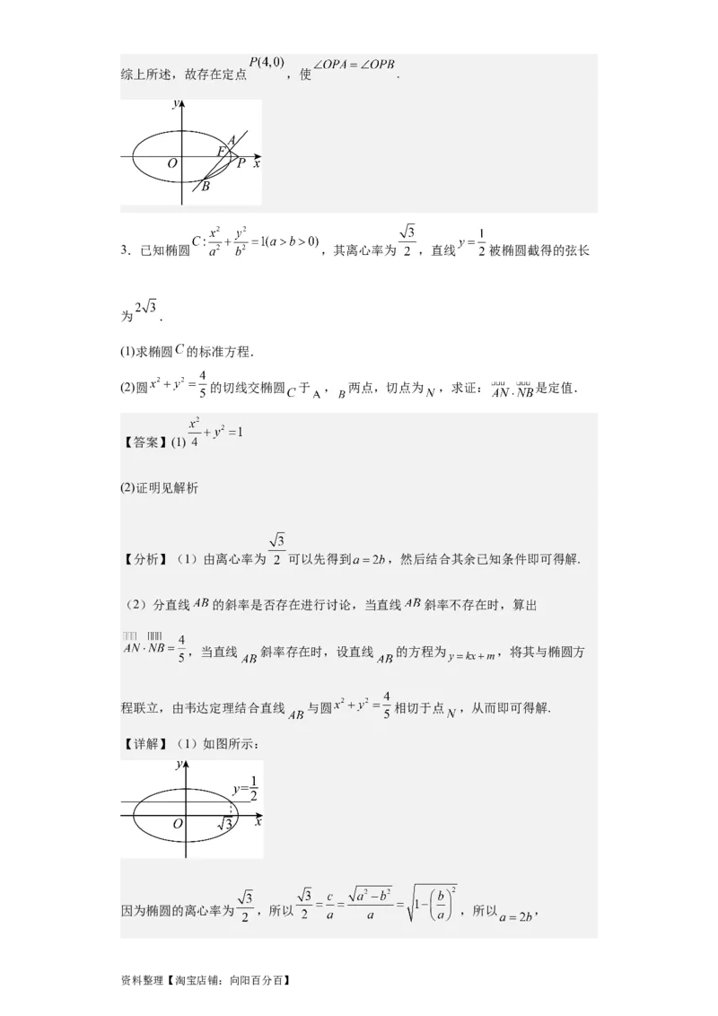 专题11圆锥曲线（4大易错点分析+解题模板+举一反三+易错题通关）-备战2024年高考数学考试易错题（新高考专用）（解析版）_02高考数学_新高考复习资料_2024年新高考资料_专项复习资料