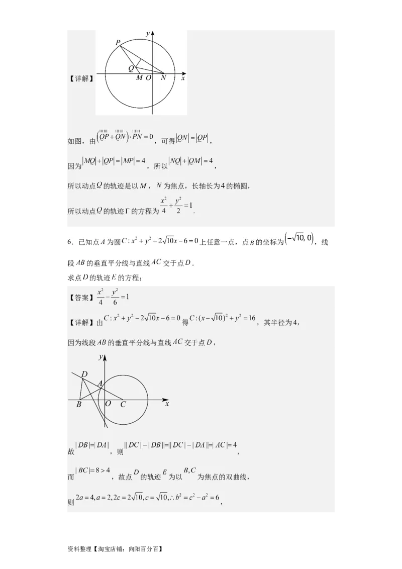 专题11圆锥曲线（4大易错点分析+解题模板+举一反三+易错题通关）-备战2024年高考数学考试易错题（新高考专用）（解析版）_02高考数学_新高考复习资料_2024年新高考资料_专项复习资料
