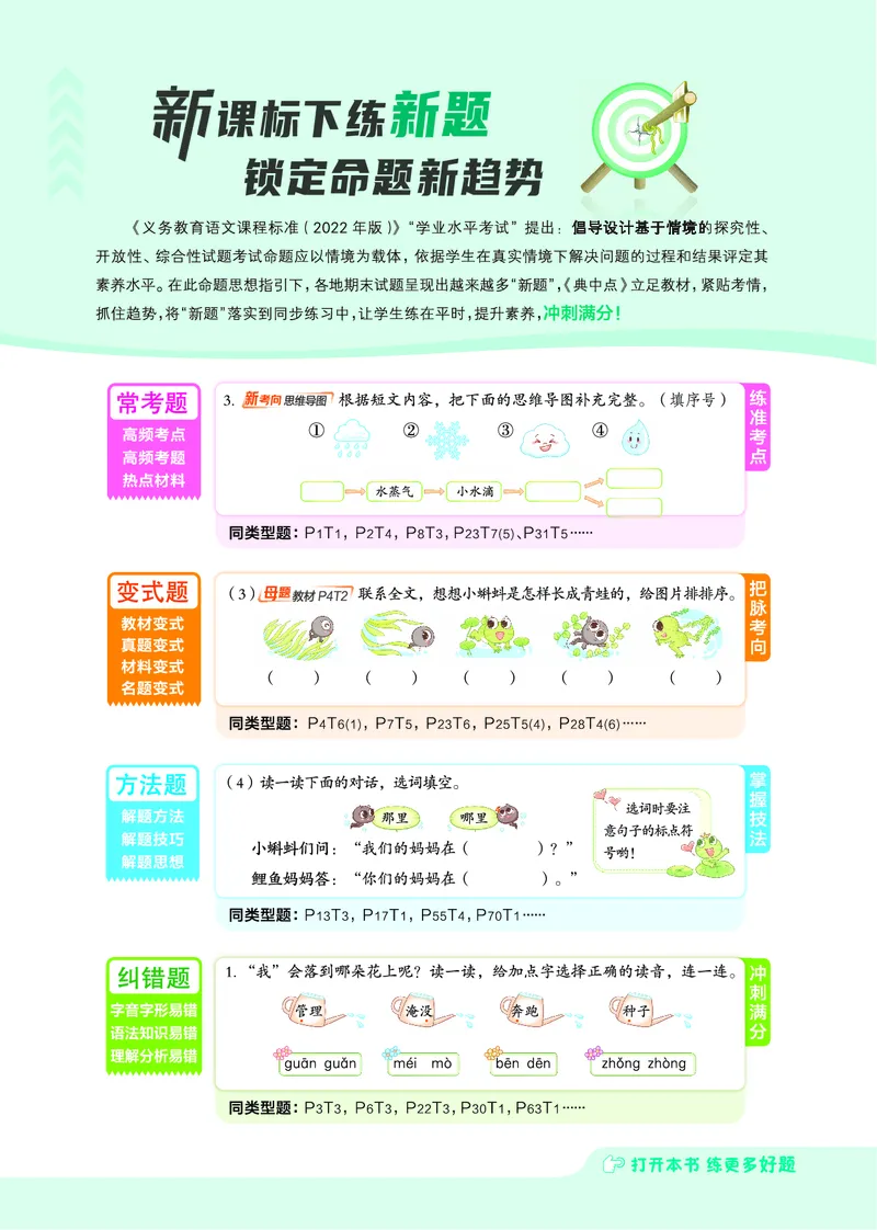 25秋典中点二年级语文上（R版）_25秋《典中点》系列_25秋1-6年级语文上册《典中点》（抢先版）