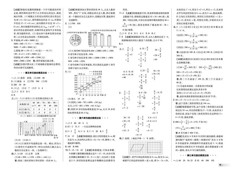 25秋典中点六年级数学上（BS版）测试卷_25秋《典中点》系列_1-6年级数学上册各版本《典中点》（抢先版）_25秋1-6年级数学上册北师版《典中点》（抢先版）