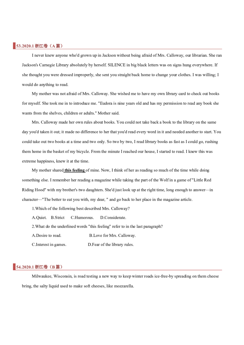 专题09阅读理解之推断题（原卷版）_03高考英语_新高考复习资料_2023年新高考资料_二轮复习_2023年高考英语毕业班二轮热点题型归纳与变式演练（新高考专用）288150943