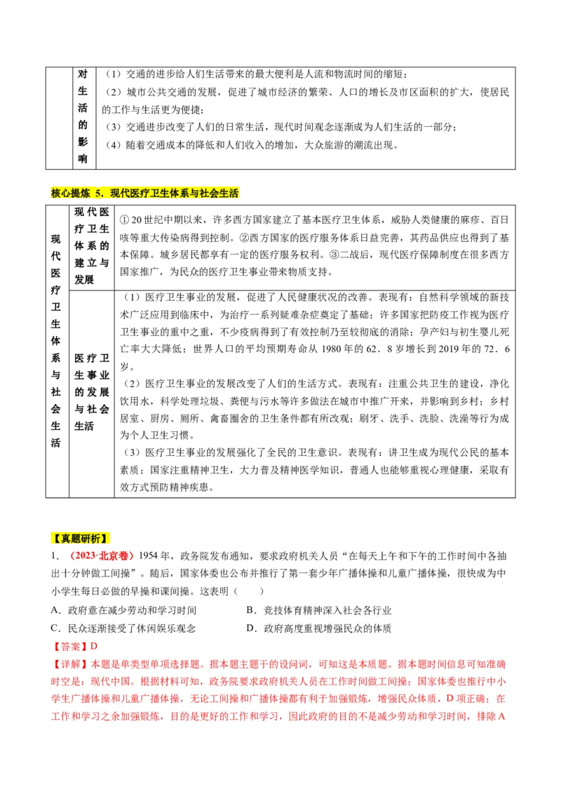 专题1220世纪以来现代化模式的探索（讲义）（解析版）_07高考历史_新高考复习资料_2024年新高考复习资料_二轮复习资料_2024年高考历史二轮复习讲练测（新教材新高考）_配套讲义