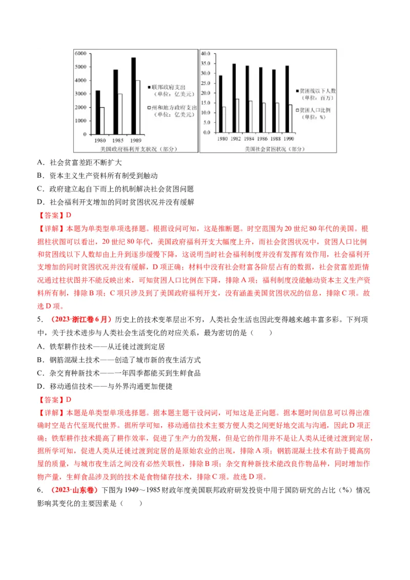 专题1220世纪以来现代化模式的探索（讲义）（解析版）_07高考历史_新高考复习资料_2024年新高考复习资料_二轮复习资料_2024年高考历史二轮复习讲练测（新教材新高考）_配套讲义