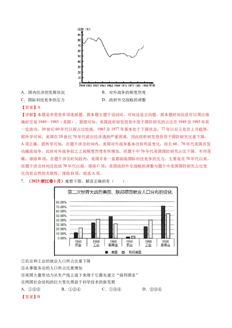 专题1220世纪以来现代化模式的探索（讲义）（解析版）_07高考历史_新高考复习资料_2024年新高考复习资料_二轮复习资料_2024年高考历史二轮复习讲练测（新教材新高考）_配套讲义