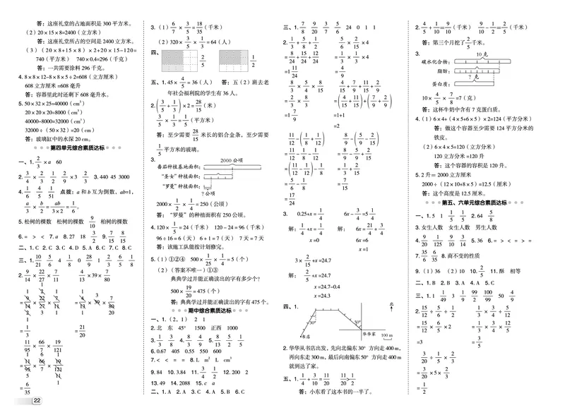 25秋典中点五年级数学上（QD版）五四制测试卷_25秋《典中点》系列_1-6年级数学上册各版本《典中点》（抢先版）_25秋1-6年级数学上册青岛54制《典中点》（抢先版）