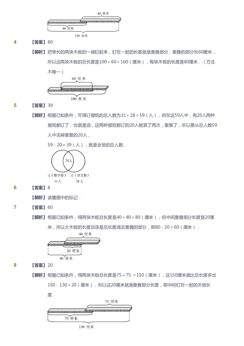 课本+自我巩固+课堂落实（答案）_《爱学习》小学初中数学和奥数资料_高斯数学爱学习课件_4奥数思维创新_一年级高斯数学思维创新_春数学1阶思维创新