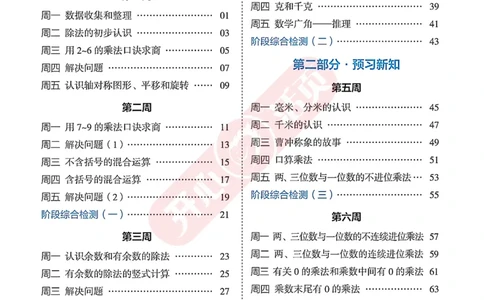 开心暑假活页计算&middot;数学&middot;2升3RJ版-可下载_25秋《开心活页》系列_开心暑假活页计算人教25年