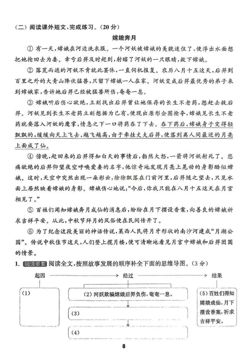 四年级语文人教版上册25秋《拔尖特训》拔尖测评_25秋《拔尖特训》小学语数英各版本_1-6年级语文人教版上册25秋《拔尖特训》_四年级语文人教版上册25秋《拔尖特训》