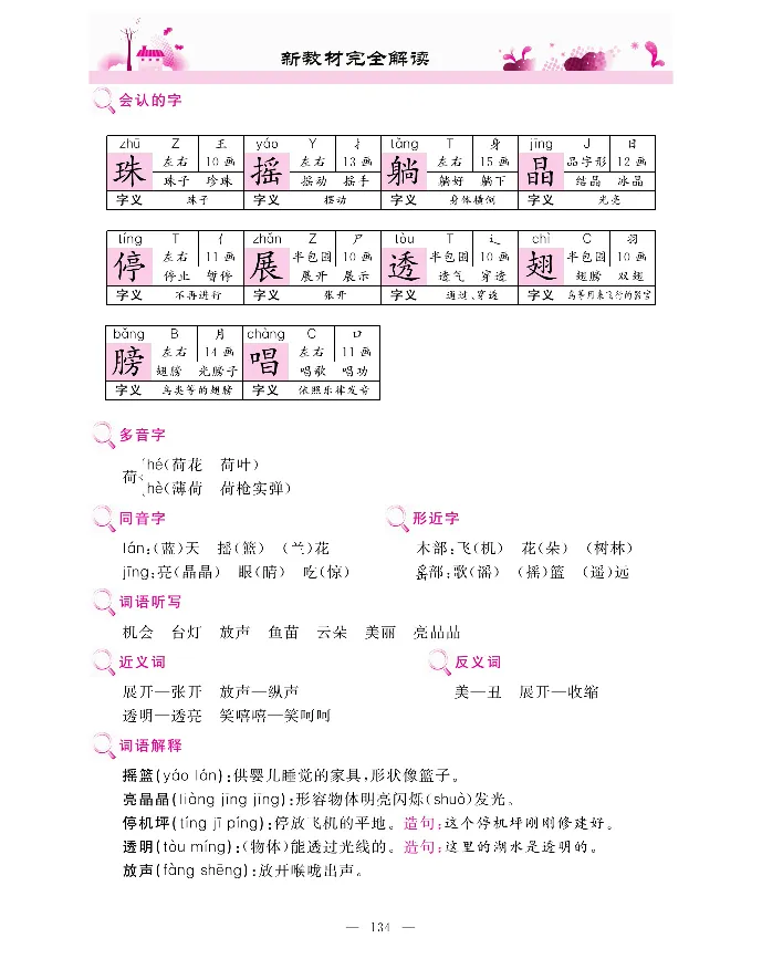 新教材完全解读语文1年级下_《教材全解》小学1-6年级_《新教材完全解读》_小学语文
