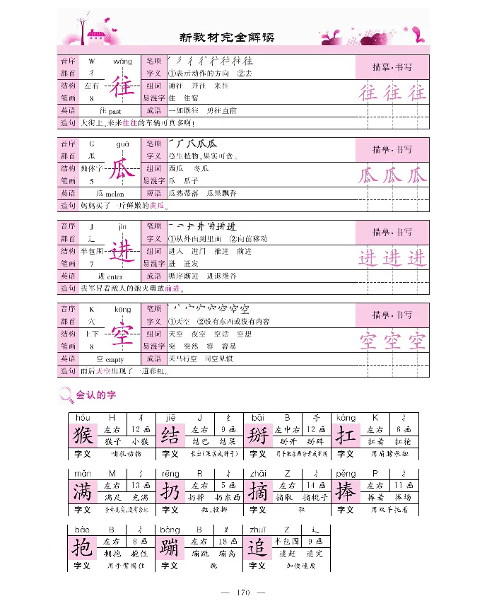 新教材完全解读语文1年级下_《教材全解》小学1-6年级_《新教材完全解读》_小学语文