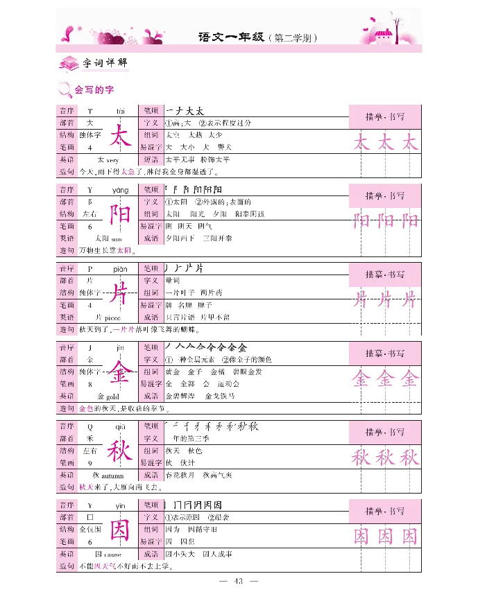 新教材完全解读语文1年级下_《教材全解》小学1-6年级_《新教材完全解读》_小学语文