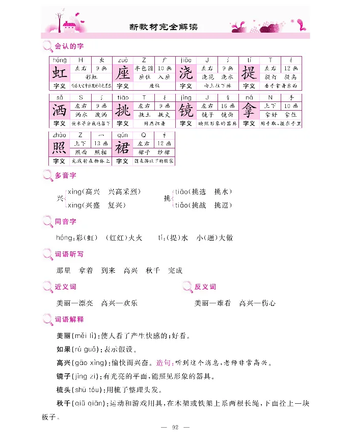 新教材完全解读语文1年级下_《教材全解》小学1-6年级_《新教材完全解读》_小学语文