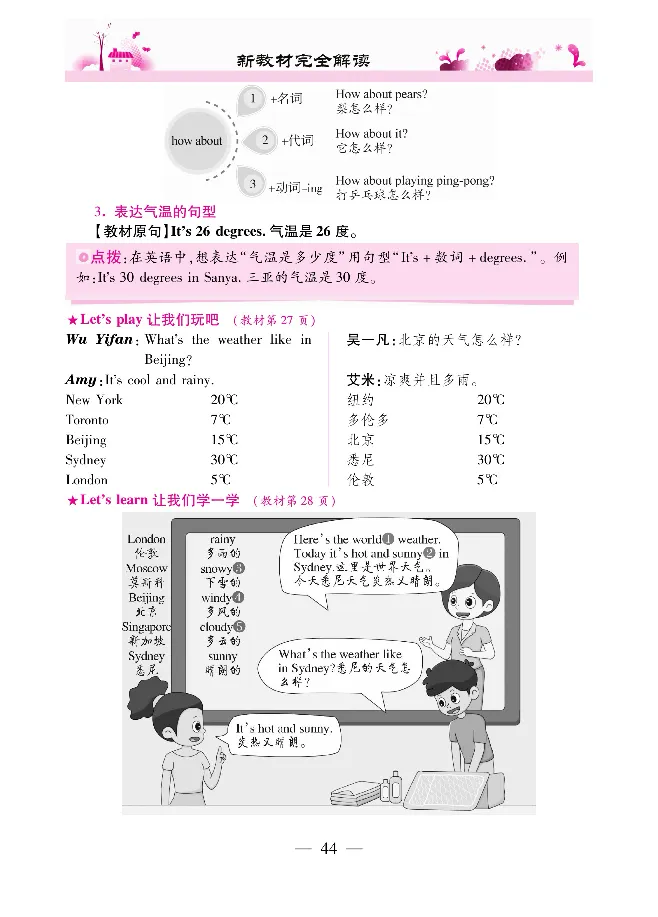 新教材完全解读人教pep英语4年级下_《教材全解》小学1-6年级_《新教材完全解读》_小学英语