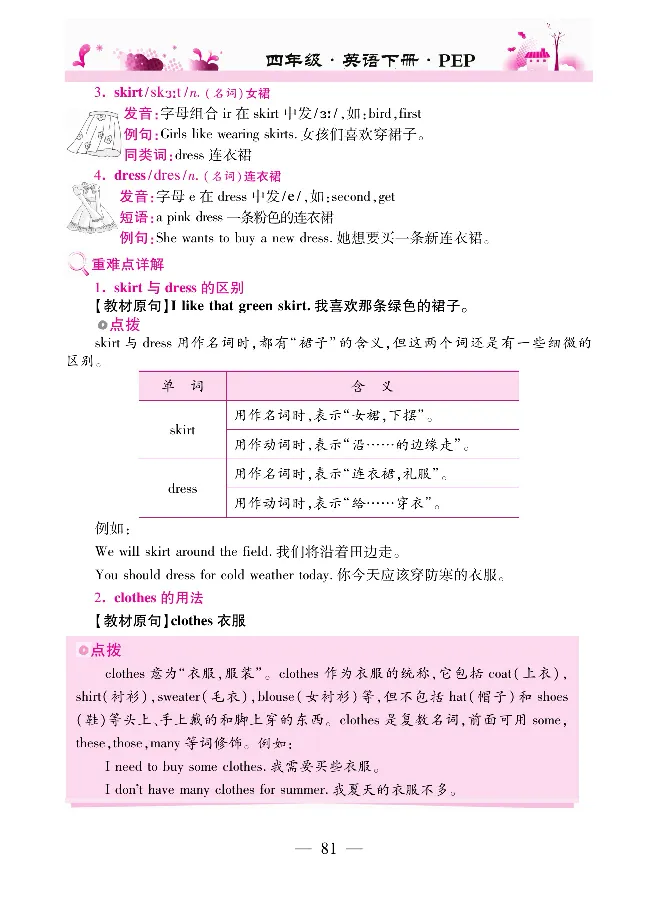 新教材完全解读人教pep英语4年级下_《教材全解》小学1-6年级_《新教材完全解读》_小学英语