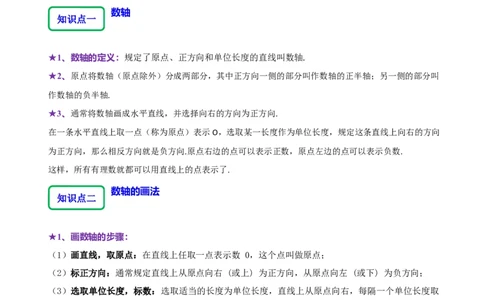 2.1.3数轴（9大题型提分练）（解析版）_北师大初中数学_7上-北师大版初中数学_7上-初中数学北师大（2024新版）持续更新_03课件+练习