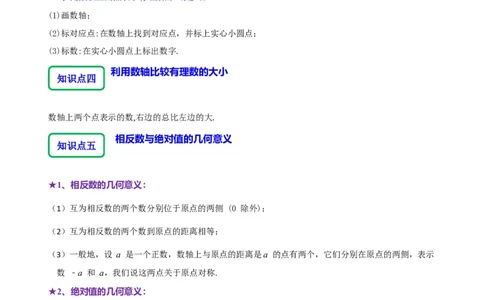 2.1.3数轴（9大题型提分练）（解析版）_北师大初中数学_7上-北师大版初中数学_7上-初中数学北师大（2024新版）持续更新_03课件+练习