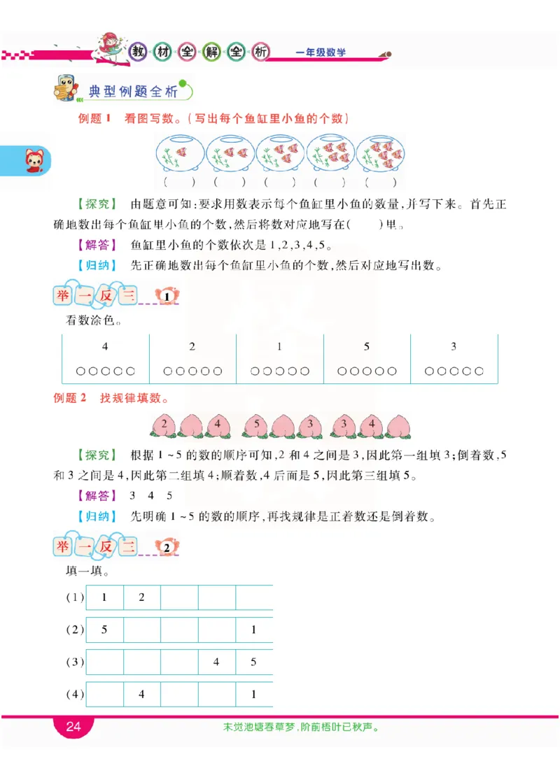 小学教材全解全析-人教数学1上_《教材全解》小学1-6年级_《小学教材全解全析》_1-6年级上册_数学