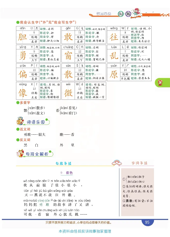 小学教材全解全析-语文1下_《教材全解》小学1-6年级_《小学教材全解全析》_1-6年级下册_语文