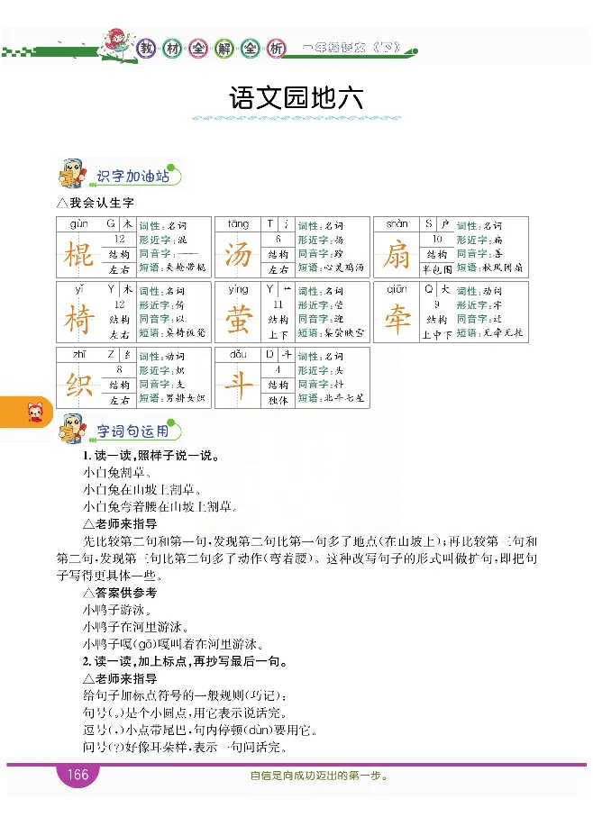 小学教材全解全析-语文1下_《教材全解》小学1-6年级_《小学教材全解全析》_1-6年级下册_语文