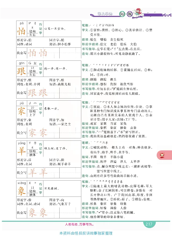 小学教材全解全析-语文1下_《教材全解》小学1-6年级_《小学教材全解全析》_1-6年级下册_语文