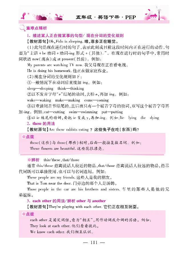 新教材完全解读人教pep英语5年级下_《教材全解》小学1-6年级_《新教材完全解读》_小学英语