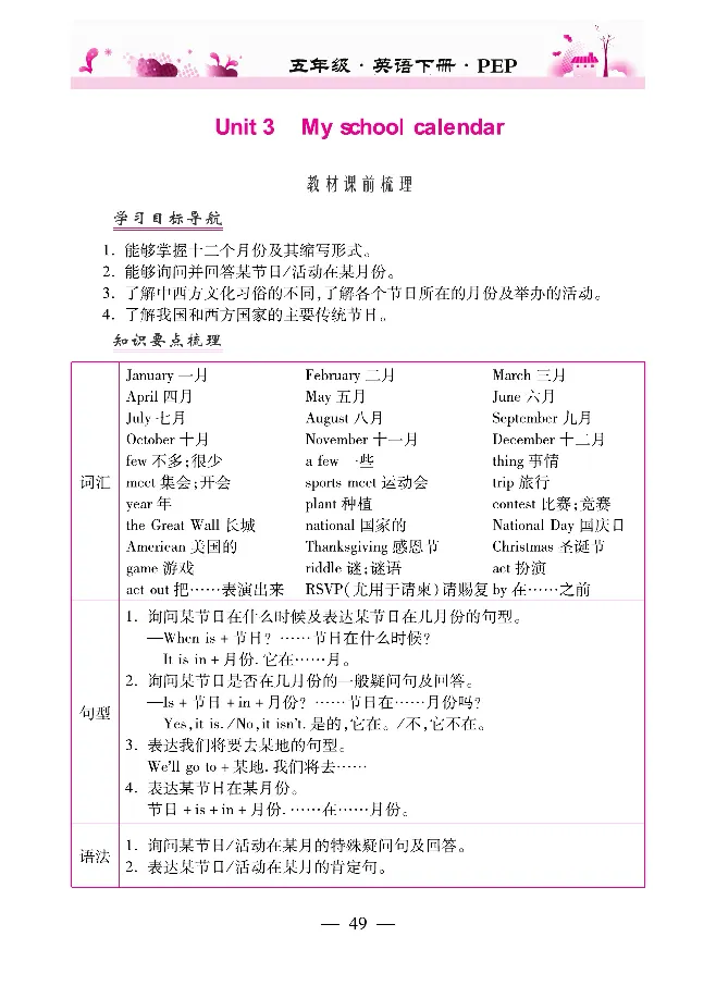 新教材完全解读人教pep英语5年级下_《教材全解》小学1-6年级_《新教材完全解读》_小学英语