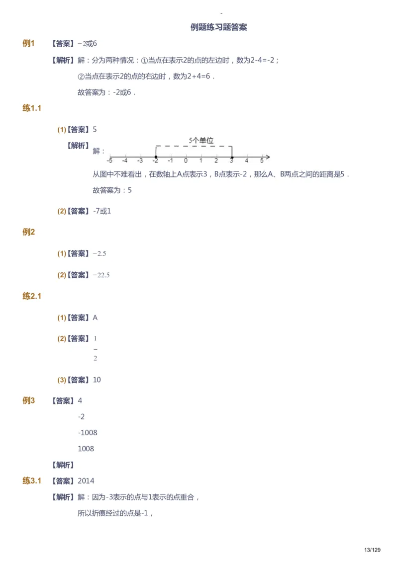 课本+自我巩固+课堂落实（答案）_《爱学习》小学初中数学和奥数资料_高斯数学爱学习课件_10北师初中能力强化_初一高斯数学能力强化（北师）_秋7阶课件+电子书