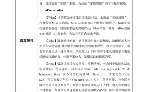 Unit2第1课时PartALet&rsquo;stalk&Thinkandsay(教学设计)英语人教PEP版四年级下册（新教材）_4下-新英语人教PEP版（2026持续更新）_01课件+教案+学习任务单+练习（更新完第4单元）_2教案