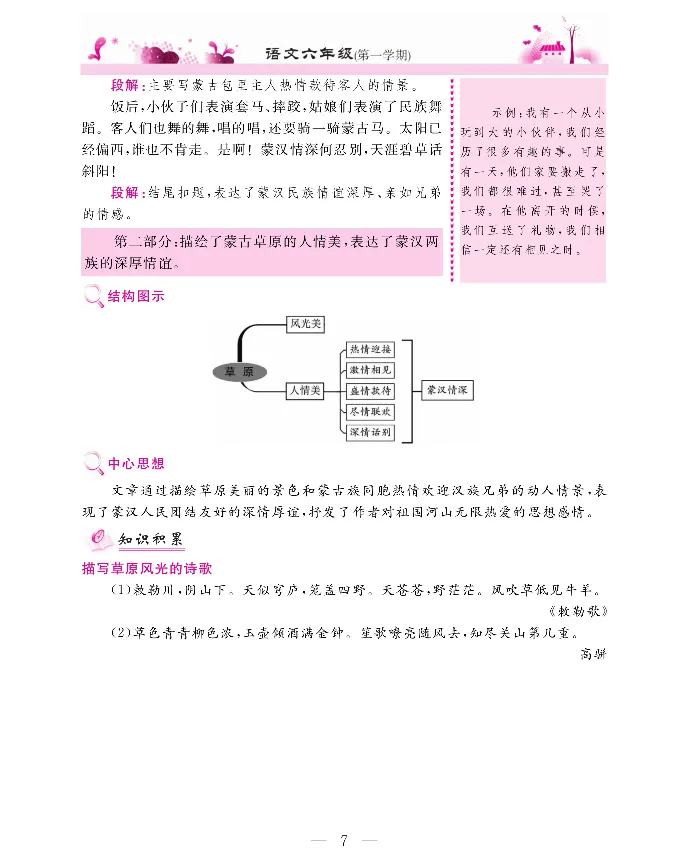新教材完全解读语文6年级上_《教材全解》小学1-6年级_《新教材完全解读》_小学语文